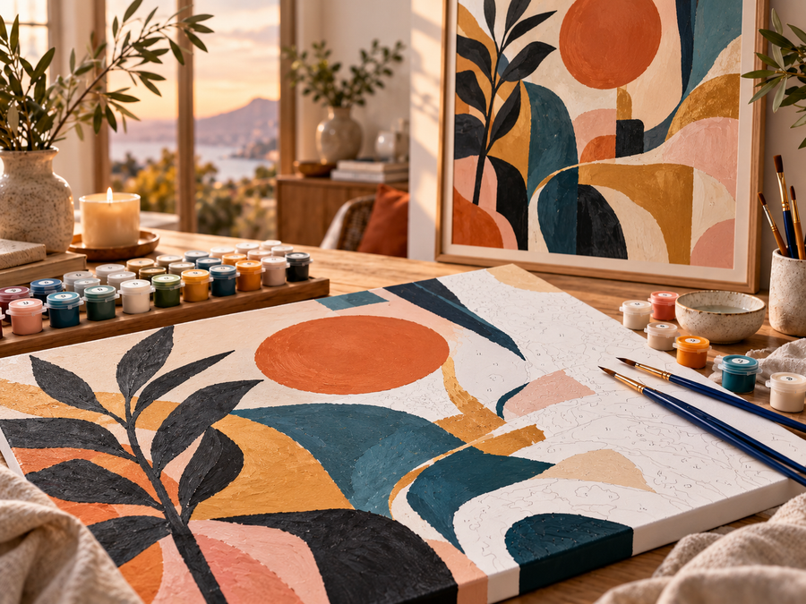 Abstract & Modern Paint by Numbers