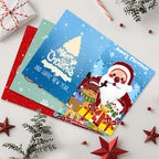 Paint by Numbers Christmas Card - Santa Collection (Set of 6)