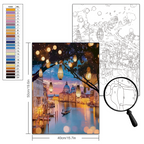 Hibou coloré - Peinture par numéros à réaliser soi-même
