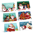 Carte de Noël à peindre par numéros – Collection cadeaux (lot de 6)