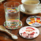 Christmas Print Paint By Numbers Coaster Set (6 Pack)