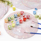 Paint By Numbers Placemats - Christmas Collection 1 (6 Pack, 20 cm Size)