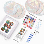 Paint By Numbers Placemats - Christmas Collection 1 (6 Pack, 20 cm Size)