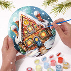 Paint By Numbers Placemats - Christmas Collection 2 (6 Pack, 20 cm Size)