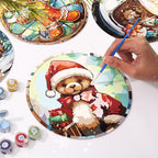 Paint By Numbers Placemats - Christmas Collection 2 (6 Pack, 20 cm Size)