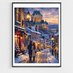 Old Québec Winter Glow
