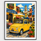 Café méditerranéen classique - Peinture par numéros à faire soi-même