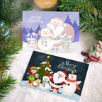 Paint by Numbers Christmas Card - Snowman Collection (Set of 6)