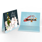Paint by Numbers Christmas Card - Snowman Collection (Set of 6)