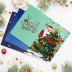 Cartes de Noël à peindre par numéros - Collection Sapin de Noël (Lot de 6)