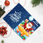 Cartes de Noël à peindre par numéros - Collection Sapin de Noël (Lot de 6)