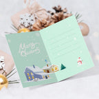 Cartes de Noël à peindre par numéros - Collection Sapin de Noël (Lot de 6)