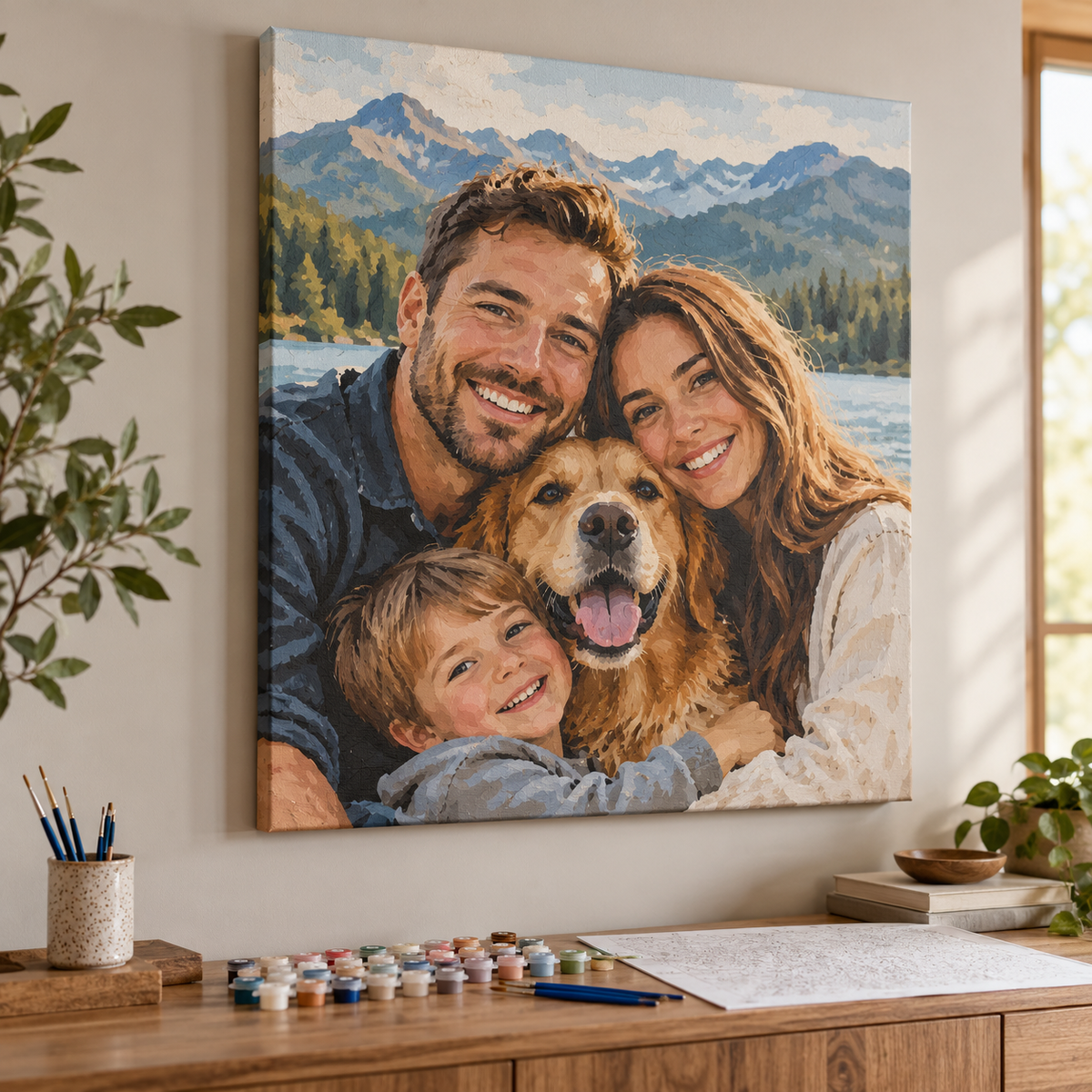 Peinture personnalisée par numéros