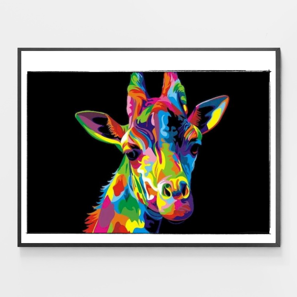 Colorful Giraffe