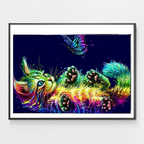 Colorful Kitten