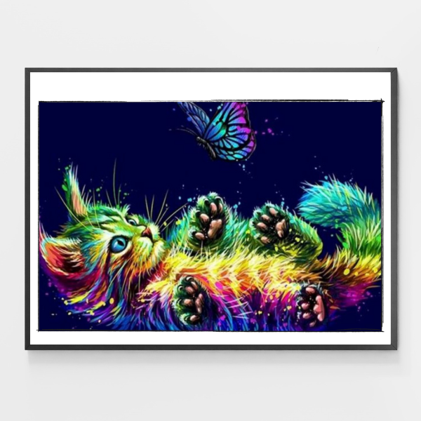 Colorful Kitten