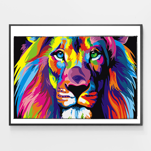 Colorful Lion