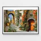 Flower Street - Peinture par numéros à faire soi-même