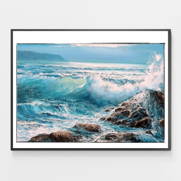 Waves Crashing