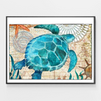 Tropical Sea Turtle