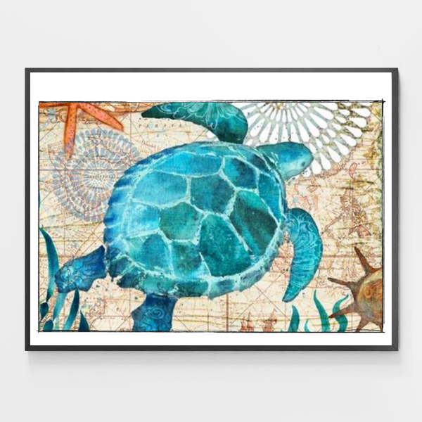 Tropical Sea Turtle