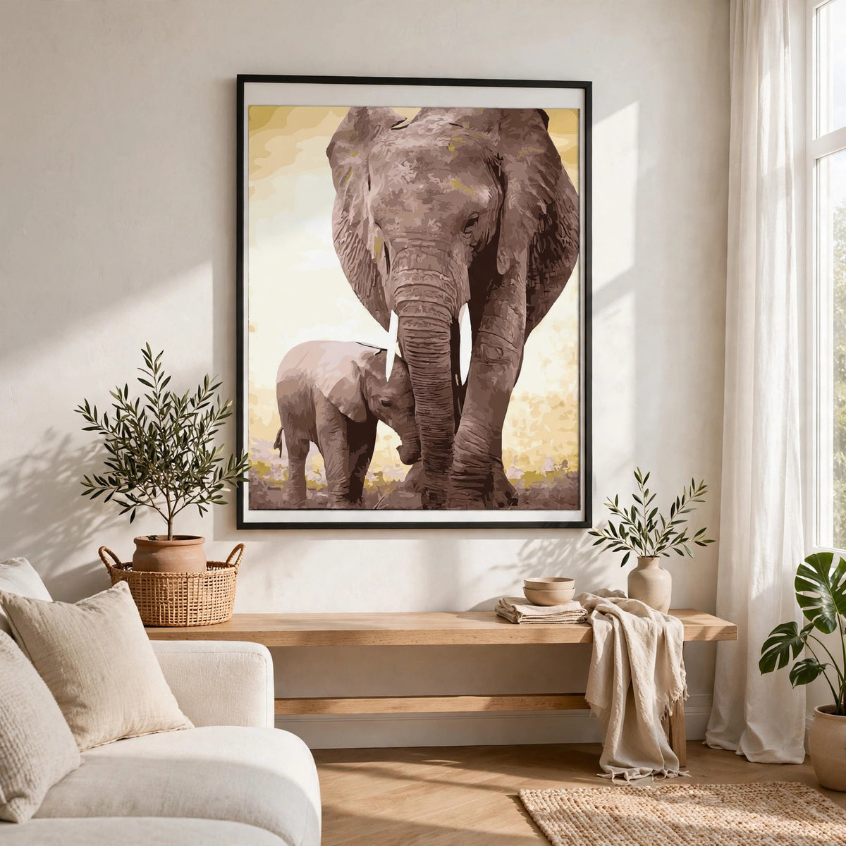An Elephant Mother's Love