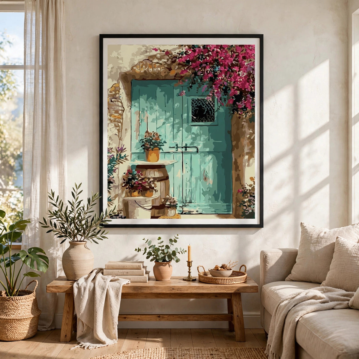 Flowery Front Door
