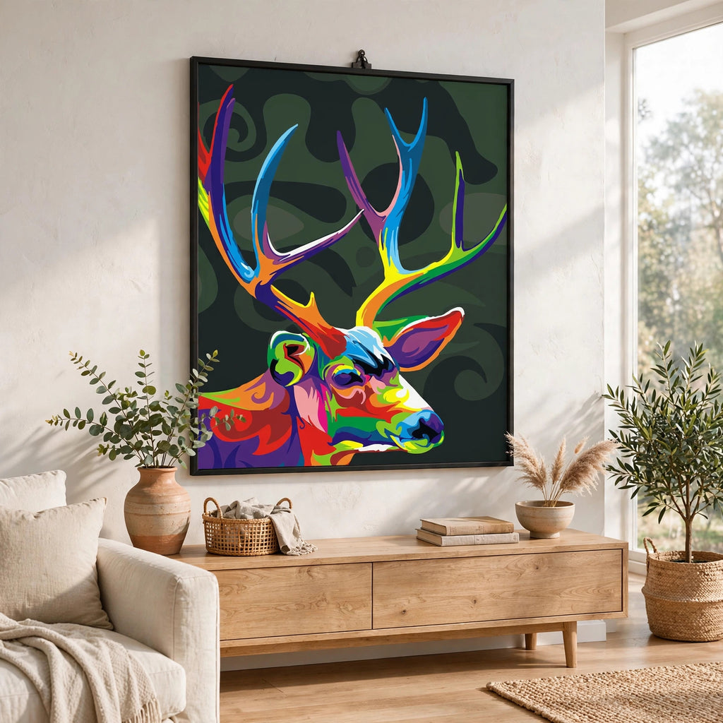 Colorful Reindeer