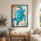 Tropical Sea Turtle