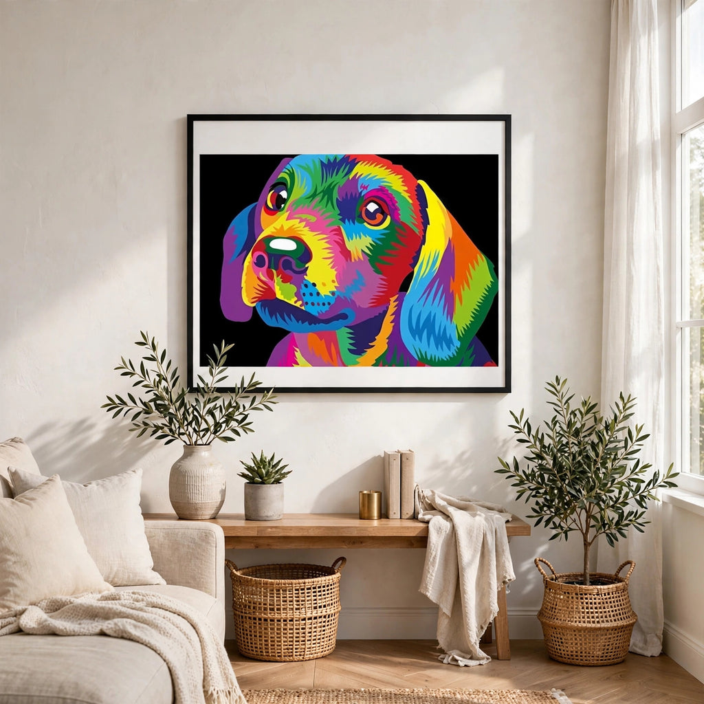 Colorful Puppy