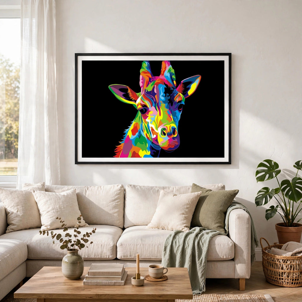 Colorful Giraffe