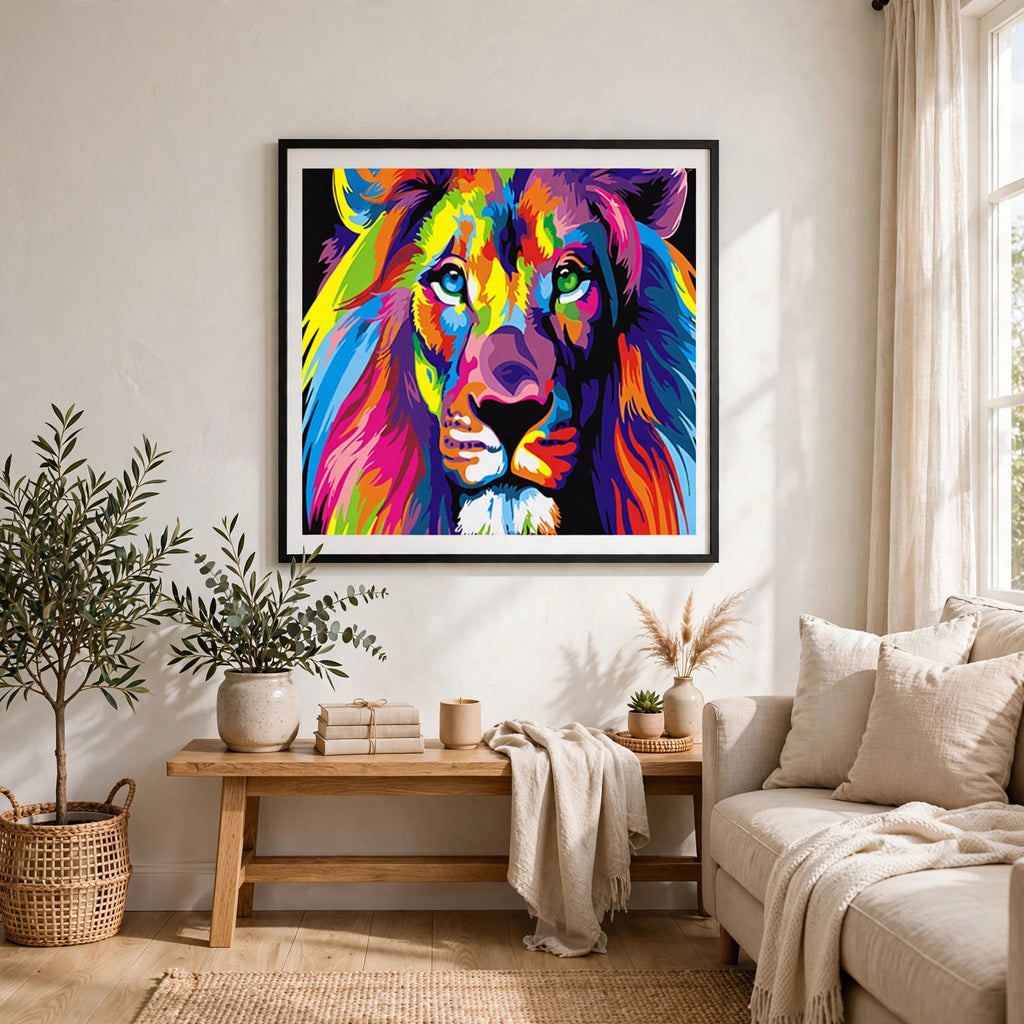 Colorful Lion