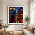 Parisian Romance on a Rainy Night
