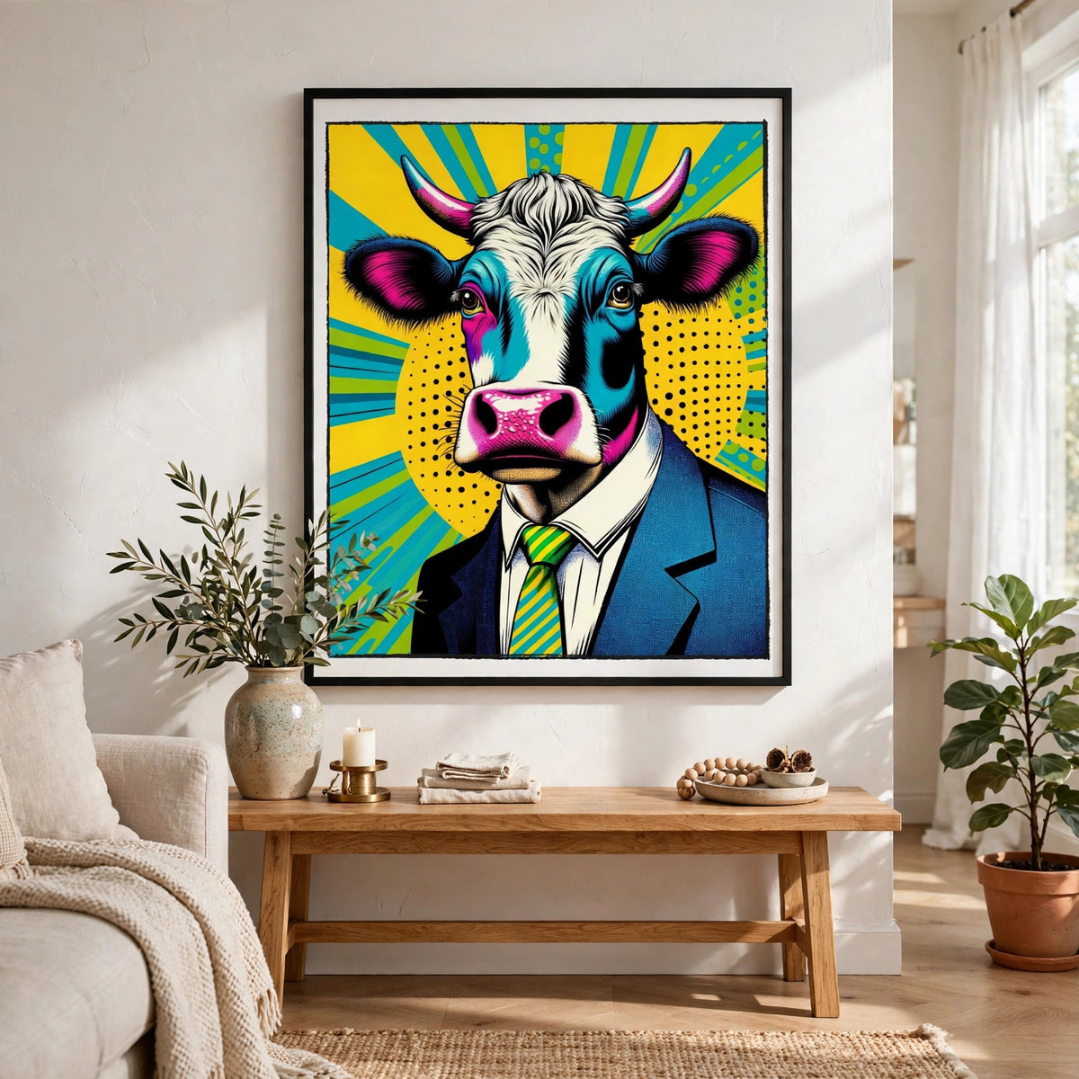 Pop Art Business Cow