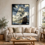 Ship at Stormy Sea