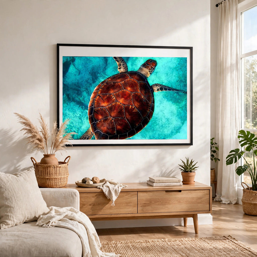 Swimming Sea Turtle