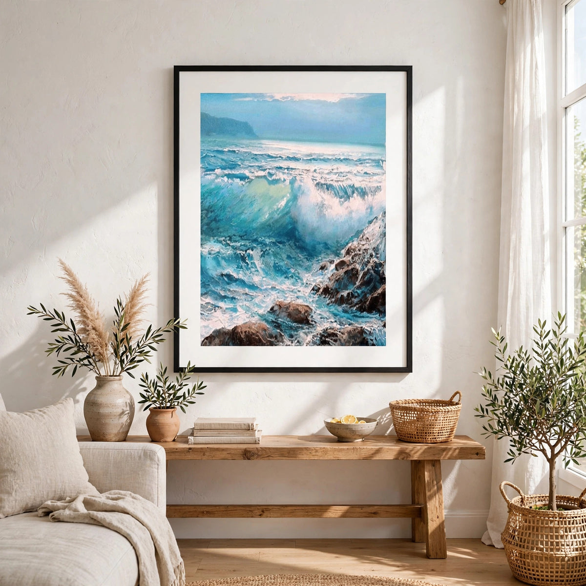 Waves Crashing