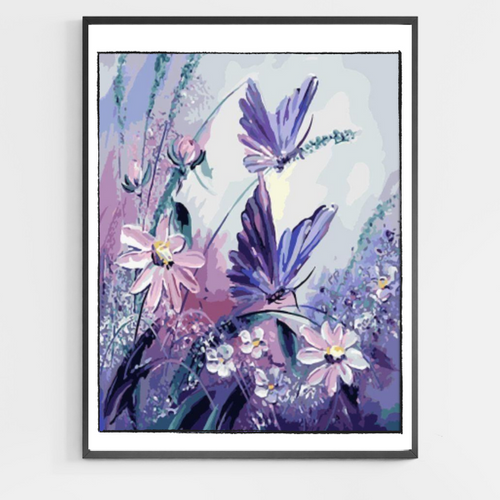 Papillon - Peinture par numéros à faire soi-même