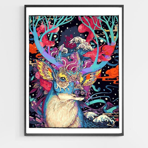 Colorful Deer