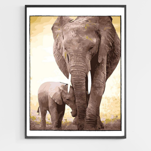 An Elephant Mother's Love