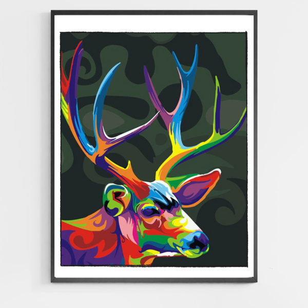 Colorful Reindeer