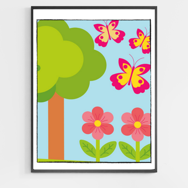 Flowers & Butterflies for Kids