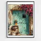 Flowery Front Door