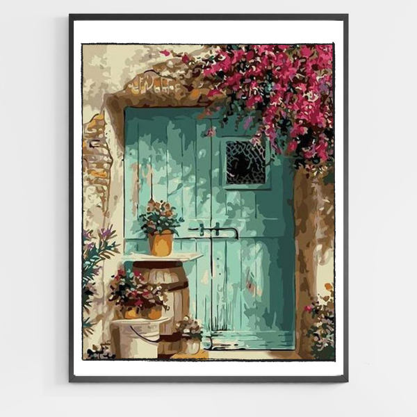 Flowery Front Door