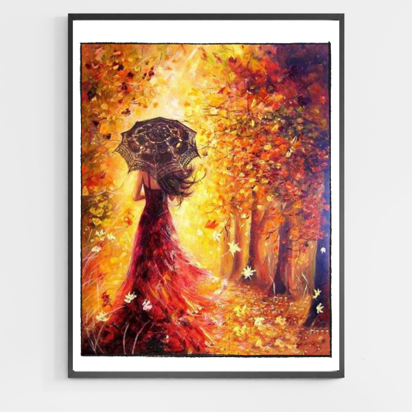 Girl with Umbrella