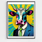Pop Art Business Cow