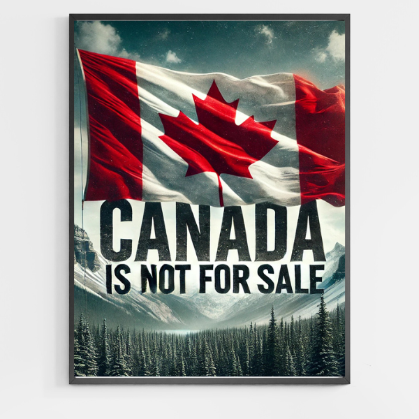 Le Canada n'est pas à vendre - Peinture par numéros à faire soi-même